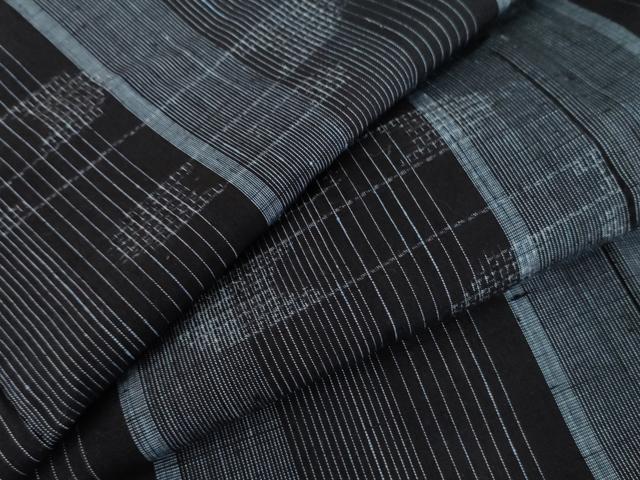 平和屋着物●上質な紬 80亀甲 流水文 正絹 逸品 未使用 AABK6435cs