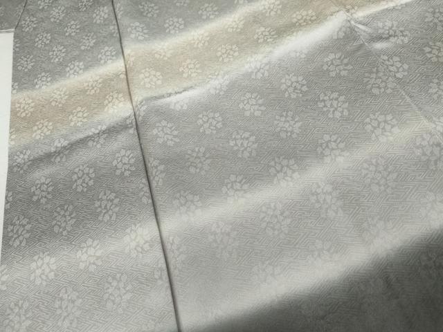 平和屋着物●訪問着 横段文 暈し染め 正絹 逸品 AABK6438cs