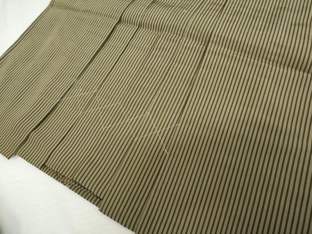 平和屋着物●男性 行灯袴 縞 正絹 逸品 AABK6441cs