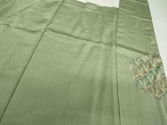 平和屋着物●訪問着 ろうけつ染 亀甲花文 鬼しぼ縮緬 正絹 逸品 未使用 AABK6442cs