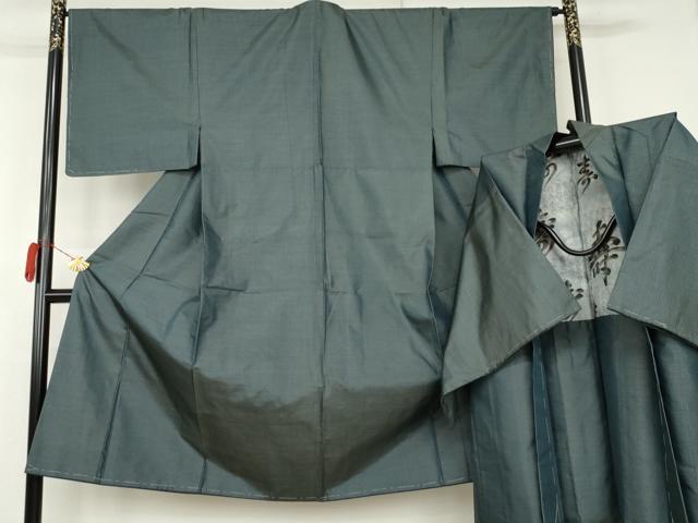 平和屋着物●男性 本場大島紬 アンサンブル 80亀甲 正絹 逸品 未使用 AABK6449cs