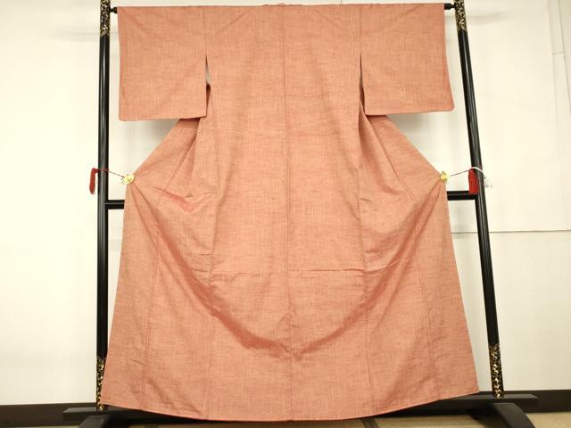 平和屋着物●上質な紬 霞文 正絹 逸品 未使用 AABK6452cs