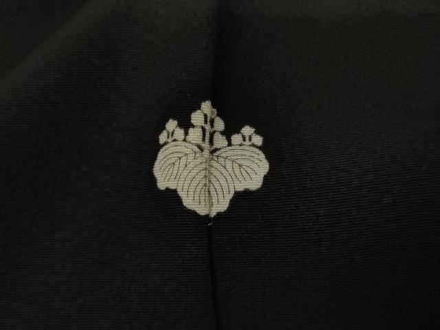 平和屋着物●豪華黒留袖 松竹梅飛鶴風景文 暈し染め 金彩 正絹 逸品 AABK6456cs
