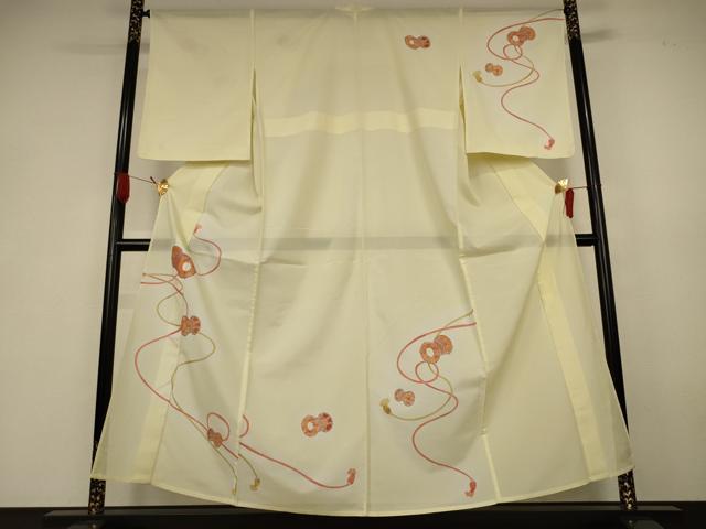 平和屋着物*夏物 訪問着 絽 花鼓文 暈し染め 洗える着物 AABK6526jd