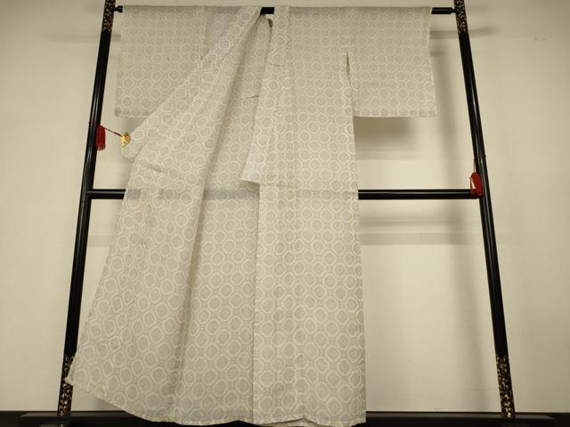 平和屋着物*夏物 越後上布 蜀江文 苧麻 逸品 AABK6531jd
