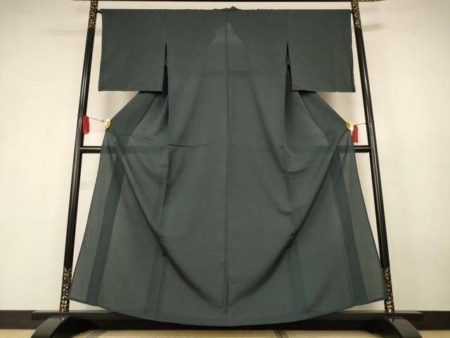 平和屋着物*夏物 色無地 仙斎茶色 正絹 逸品 AABK6548jd