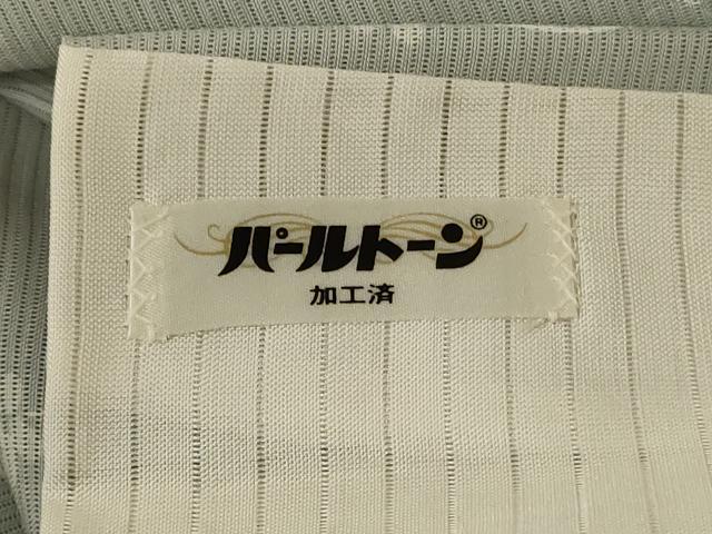 平和屋着物*夏物 小紋 絽 舞花文 正絹 逸品 AABK6586jd