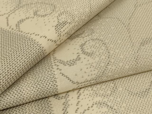 平和屋着物*夏物 本場大島紬 夏大島 唐草間道 正絹 逸品 AABK6621jd