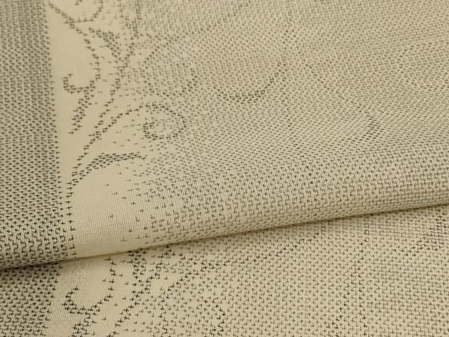 平和屋着物*夏物 本場大島紬 夏大島 唐草間道 正絹 逸品 AABK6621jd