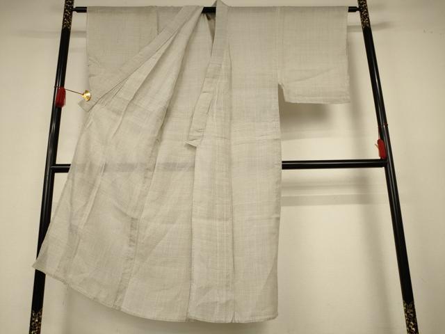 平和屋着物*夏物 男性 上布 亀甲柄 総詰め 麻 逸品 AABK6625jd