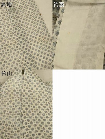 平和屋着物*夏物 越後上布 絣柄 苧麻 逸品 AABK6640jd