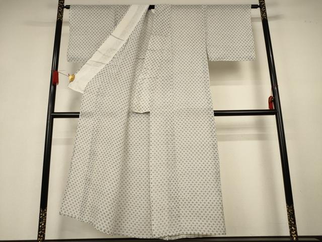 平和屋着物*夏物 越後上布 絣柄 苧麻 逸品 AABK6640jd