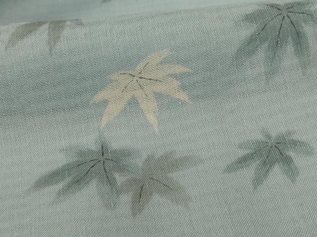平和屋着物*夏物 二代目 川村久太郎 訪問着 紗紬 笹文 正絹 逸品 AABK6659jd