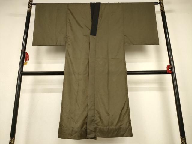平和屋着物▽男性 長襦袢 単衣 風景文 金彩 洗える着物 AABK6660jd