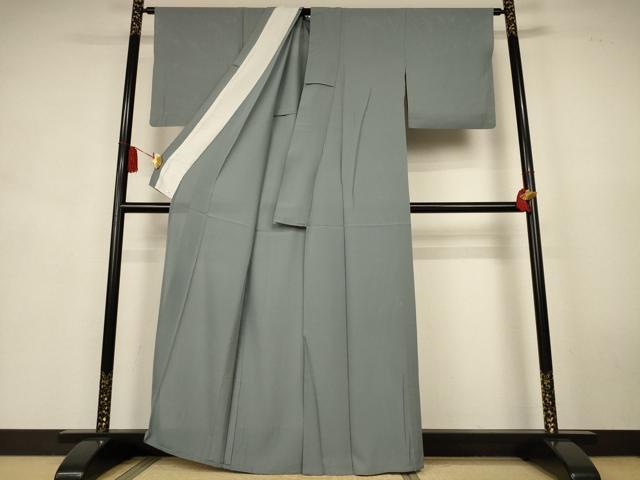 平和屋着物*夏物 色無地 絽 豆がら茶色 正絹 逸品 AABK6662jd