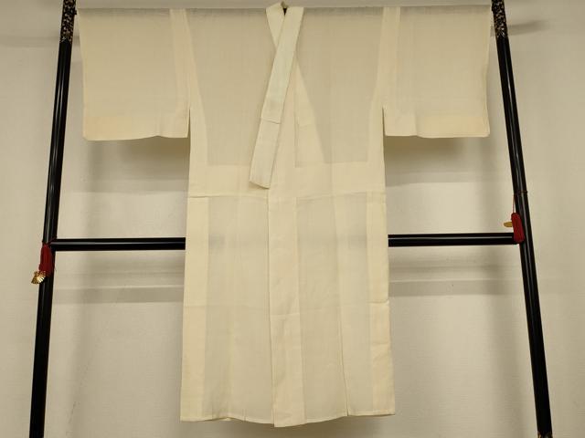 平和屋着物*夏物 男性 長襦袢 鳥の子色 麻 AABK6664jd