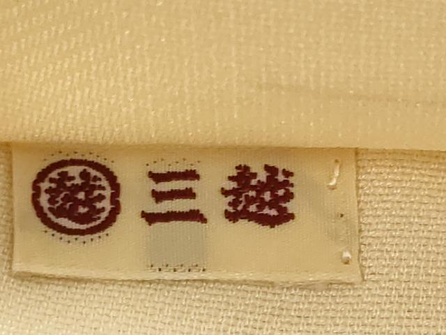 平和屋着物◎六通柄袋帯 唐織 草花文 金銀糸 三越扱い 正絹 逸品 AABK6693pf