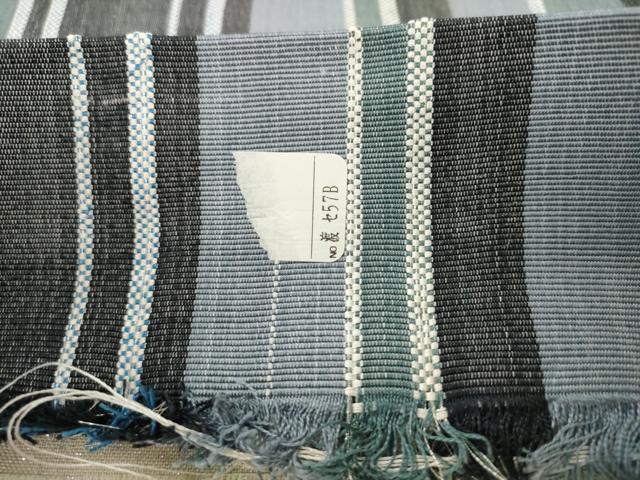 平和屋着物●太鼓柄袋帯 格子 金糸 正絹 逸品 AABK6759pf