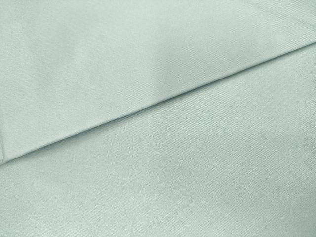 平和屋着物●西陣 川島織物 つけ帯 更紗花文 ワンポイント 湊鼠色 正絹 逸品 AABK6786pf