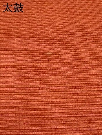 平和屋着物●八寸名古屋帯 紬地 色無地 柿渋色 逸品 AABK6791pf