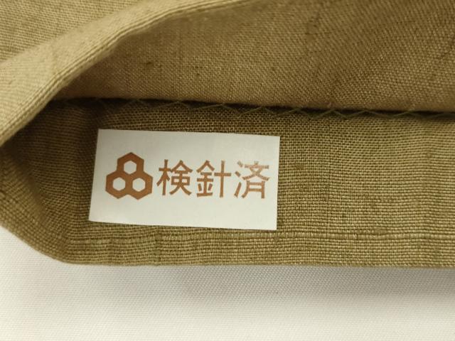 平和屋着物●太鼓柄袋帯 作家物 紬地 流水文 金彩 正絹 逸品 AABK6800pf