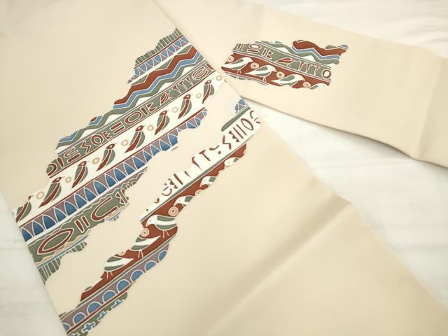 平和屋着物●九寸名古屋帯 壁画文様 AABK6893pf