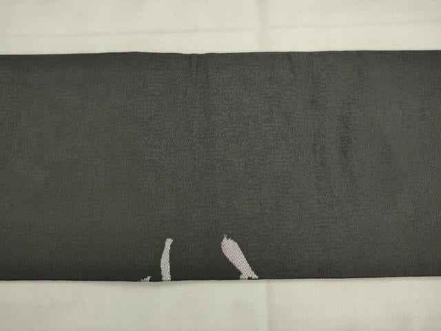 平和屋着物●九寸名古屋帯 雪月花 金糸 正絹 逸品 AABK6903pf
