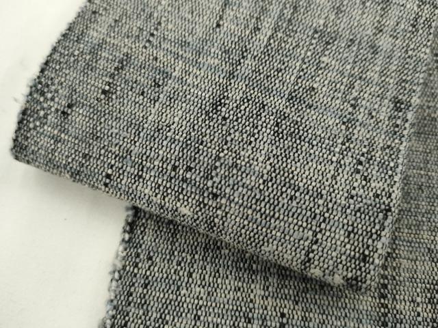 平和屋着物●男性 角帯 紬地 霞文 正絹 逸品 AABK6948pf