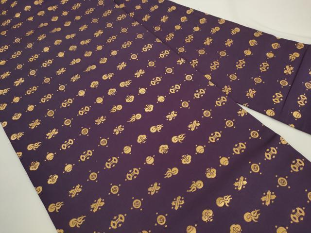 平和屋着物●龍村美術織物 九寸名古屋帯 宝珠 デザイン仙アート 大谷己津彦 金糸 正絹 逸品 AABK6980pf