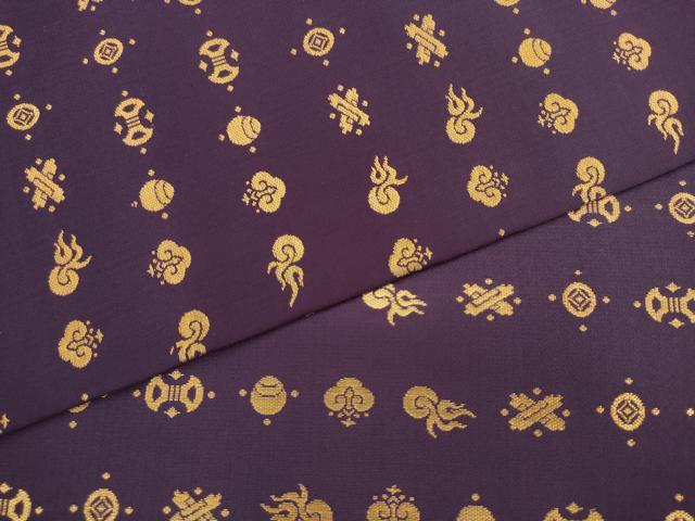 平和屋着物●龍村美術織物 九寸名古屋帯 宝珠 デザイン仙アート 大谷己津彦 金糸 正絹 逸品 AABK6980pf