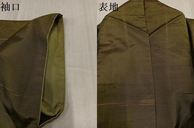 平和屋着物●上質な紬 霞文 正絹 逸品 AABK7006ph