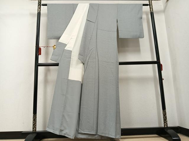 平和屋着物●江戸小紋 作家物 極小鮫小紋柄 正絹 逸品 AABK7025ph