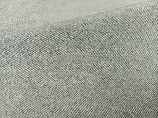 平和屋着物●上質な小紋 霞文 お召縮緬 正絹 逸品 AABK7030ph