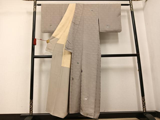平和屋着物●訪問着 刺繍 抽象文 正絹 逸品 AABK7051ph