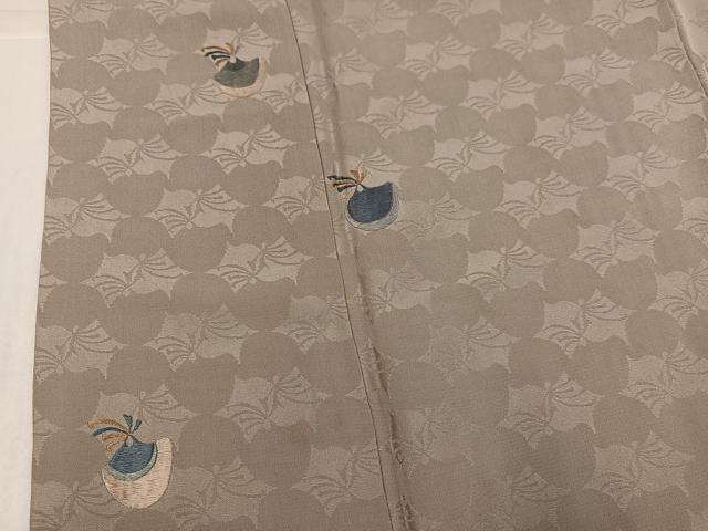 平和屋着物●訪問着 刺繍 抽象文 正絹 逸品 AABK7051ph