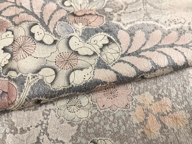 平和屋着物●訪問着 作家物 辻が花 絞り 暈し染め 正絹 逸品 AABK7081ph