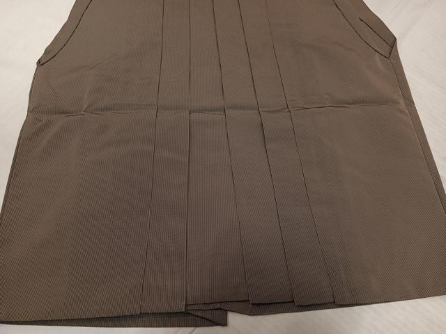 平和屋着物●男性 馬乗り袴 縞 正絹 逸品 AABK7096ph