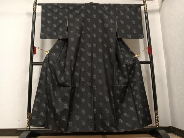 平和屋着物●本場大島紬 地空き 源氏香 正絹 逸品 AABK7099ph