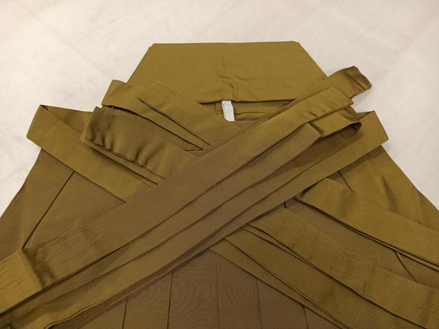 平和屋着物●男性 馬乗り袴 桑染色 正絹 逸品 AABK7140ph