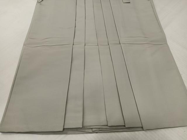 平和屋着物●男性 馬乗り袴 練色 正絹 逸品 AABK7146ph