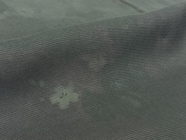 平和屋着物▽訪問着 無双 紗袷 紗×絽 手描き 花唐草文 暈し染め 銀彩 正絹 逸品 未使用 AABK7168jh