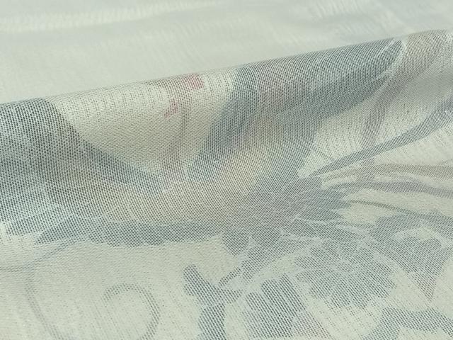 平和屋着物▽訪問着 無双 紗袷 紗×紗 手描き 鳳凰花文 正絹 逸品 AABK7195jh