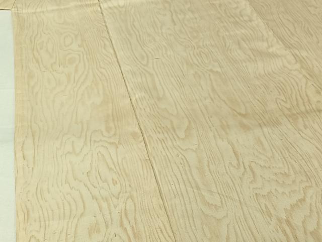 平和屋着物▽上質な小紋 単衣 紬地 杢目文 正絹 逸品 AABK7222jh
