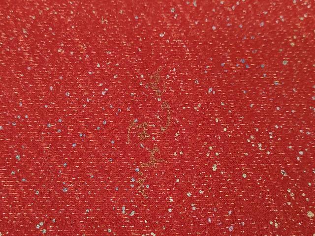 平和屋着物●森英恵・HANAE MORI 振袖 花蝶文 暈し染め 金彩 金通し地 正絹 逸品 AABK7374ck