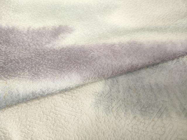平和屋着物●訪問着 絞り 流水文 暈し染め 高島屋扱い 正絹 逸品 AABK7459ck