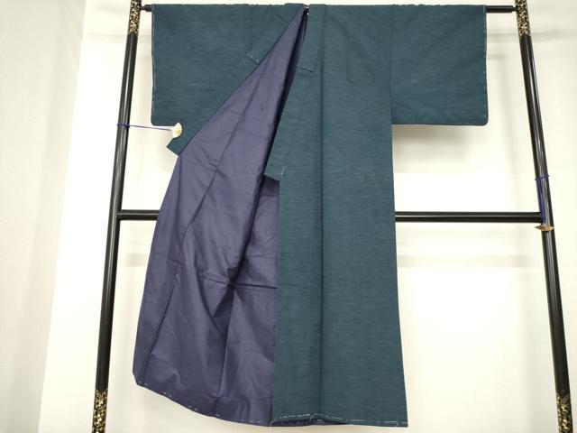 平和屋着物●男性 紬 霞文 正絹 逸品 未使用 AABK7471ck