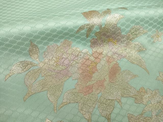平和屋着物●訪問着 花車文 暈し染め 金銀彩 正絹 逸品 AABK7480ck