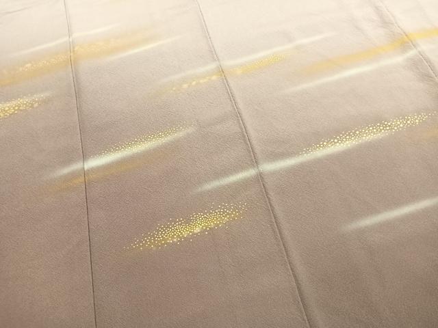 平和屋着物●人間国宝 福田喜重 刺繍 訪問着 霞文 暈し染め 金彩 正絹 逸品 AABK7491fy