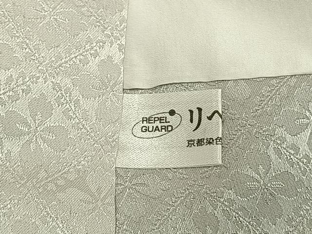 平和屋着物●訪問着 花唐草文 暈し染め 金銀彩 正絹 逸品 AABK7505fy