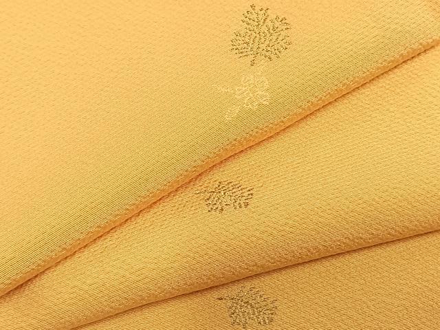 平和屋着物●上質な小紋 総刺繍 松 金糸 正絹 逸品 AABK7511fy
